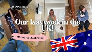 Moving to Australia | vlog of our last week in the UK!