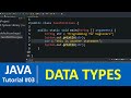 Java Tutorial #3 - Java Variables & Data Types in Java Program