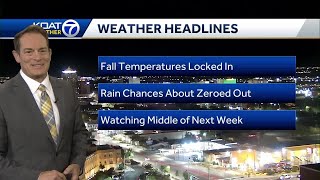 Eric KOAT 7 Weather Forecast for October 5, 2023