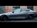 BMW full wrapping with 3M 2080-S261 Satin Dark Grey wrap film.