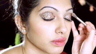 MALAYALAM: How To Do Leopard Eyeshadow Makeup