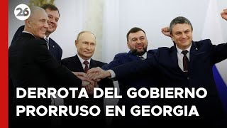 ELECCIONES EN GEORGIA | Las primeras encuestas indican la derrota del gobierno prorruso