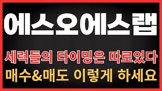 [에스오에스랩 주가전망] 세력들은 숨죽이며 투매를 지켜보고 있다고?? #에스오에스랩 #에스오에스랩주가 #에스오에스랩전망 #에스오에스랩주가전망