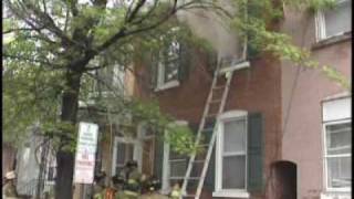 Delaware Online News Video: Row home fire