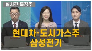 [실시간 특징주] 현대차‧도시가스주·삼성전기 이권희 하이투자증권 부장 / 전덕하 뉴지인베스트 팀장