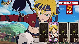 TRAITOR MELIODAS SOLO'S PvP! Seven Deadly Sins: Grand Cross