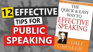 THE QUICK AND EASY WAY TO EFFECTIVE SPEAKING by DALE CARNEGIE | How to speak effectively