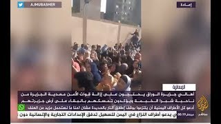 المسائية .. أهالي جزيرة الوراق يحتجون على إزالة الأمن معدية الجزيرة