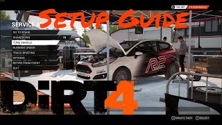 Dirt 4 Setup Guide and Tutorial - PC Simulation Driving Mode