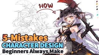 5 Character Design Errors Artists Always Miss!