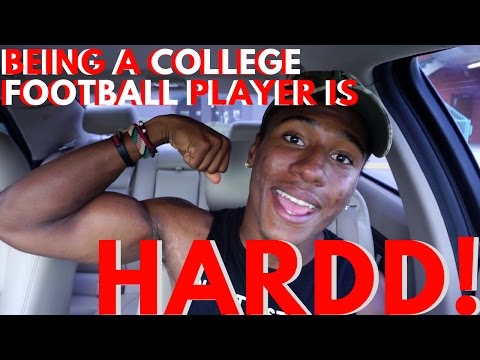WHAT'S IT LIKE BEING A COLLEGE FOOTBALL PLAYER? WHAT'S IT LIKE BEING A COLLEGE FOOTBALL PLAYER?
