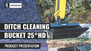 Ditch Cleaning Bucket 25° Heavy Duty | Cangini Benne