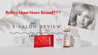 E SALON REVIEW | GRAY HAIR | BLONDE HAIR