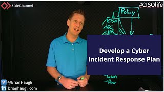 Developing a Cyber Incident Response Plan | IRP | Cyber Policy Creation #CISOlife
