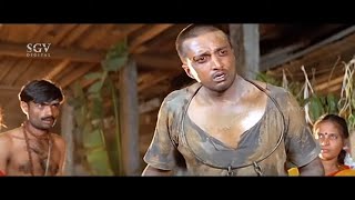 Sudeep Shocked To See His Lover Is No More.. | Huccha Kannada Movie Climax Scenes | Rekha Vedavyas