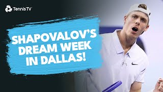 Denis Shapovalov Defeats 3 Top-10 Players In One Week To Win Dallas Title! 🏆