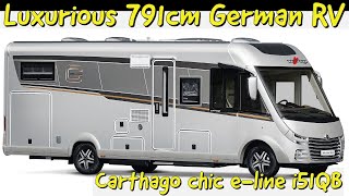 Eight metre luxurious Carthago E Line motorhome : i51QB