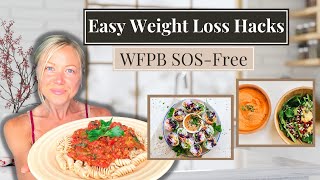 EASY WEIGHT LOSS HACKS (For Volume Eaters)// Plant-Based Diet