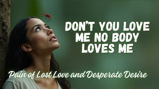 Pain of Lost Love and Desperate Desire | Don’t You Love Me No Body Loves Me