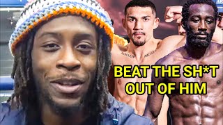 Keyshawn Davis SPARRED Teofimo Lopez & SAYS Terence Crawford BEATS THE SH*T out of him; EXPLAINS Why