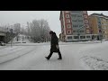 kuopio 4k video asemakatu lännestä itään 17.1. 2021