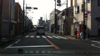 Drive from Yokosuka to Ikego in Japan