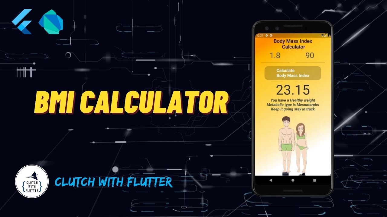 Flutter BMI Calculator Application | Beautiful Design With UI Changing ...