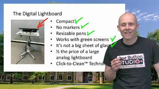 Digital Lightboard Demo w/the One Button Studio Plus