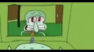 Squidward crying meme