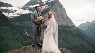 Glacier National Park Elopement | Erica + Brad