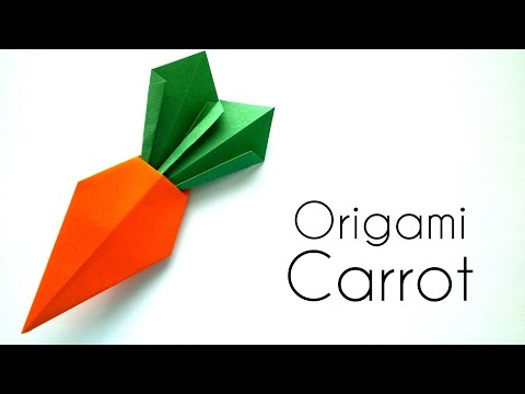 Origami Carrot Tutorial Origami Carrot Tutorial