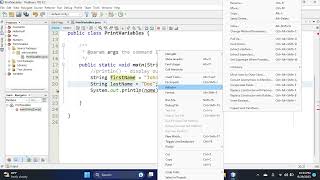 Java Part 10 - How to Print Variables in Java