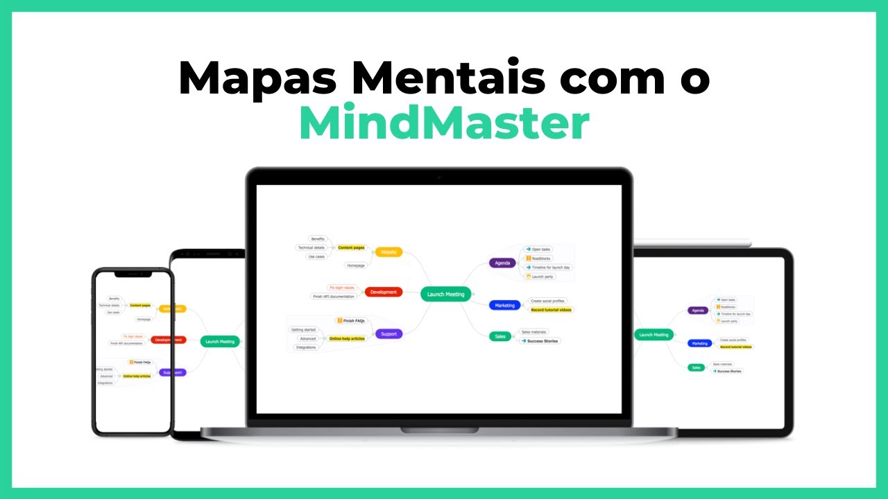 Como Criar Mapas Mentais Com O MindMaster - YouTube