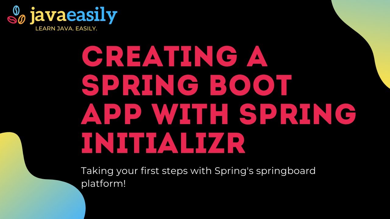 Creating A Spring Boot App With Spring Initializr - YouTube