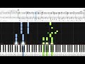 《piano楽譜》勇者 yoasobi 【アニメ】 葬送のフリーレン opソング ピアノソロ 中級 pianotutorial