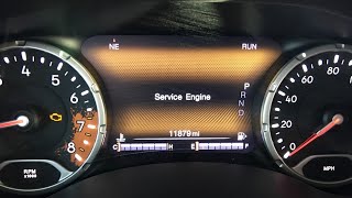 Jeep Renegade SERVICE ENGINE Light.. Problem & Repair