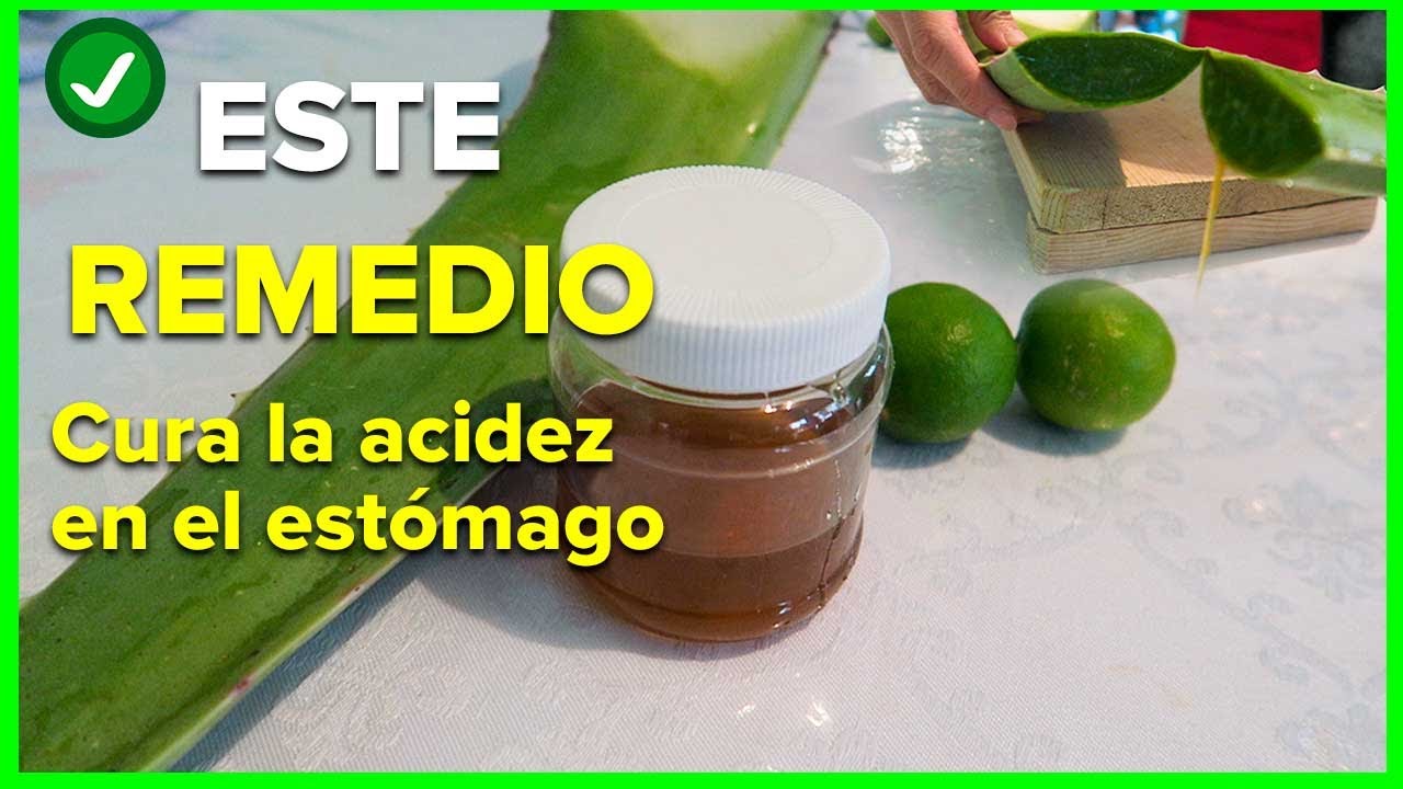 Este Remedio Cura La Acidez En El Estómago Y El Reflujo - YouTube