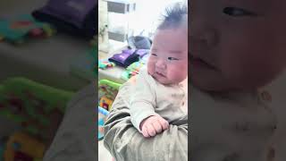 오랜만에 할머니+손주 만났더니 서럽게 옹알이♡ #baby #육아일기