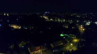 Orasul Sibiu vazut noaptea de la inaltime! Sibiu saw the night from the height!