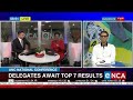 ANC delegates await top 7 results