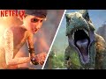 Top 5 BEST Dinosaur Scenes / Moments in ALL Jurassic World Camp Cretaceous Seasons!