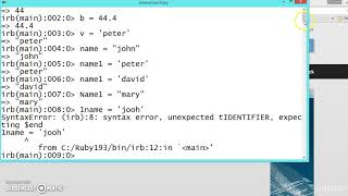087 Learn python and ruby programming:- Variables