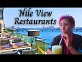 Nile View Restaurants in Zamalek, Cairo | Egypt Vlog #166 | مطاعم ع النيل في الزمالك