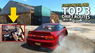 Forza Horizon 4 Fortune Island TOP 3 Drift Spots! (Thrustmaster TMX Steering Wheel Gameplay)