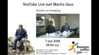 YouTube Live: Martin Gaus over honden en beweging