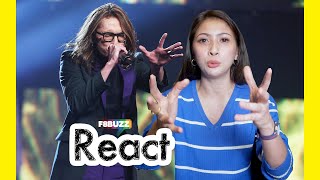 Reaksi Guru Vokal Reaction - Aweera - NOKTAH CINTA @ Gegar Vaganza 8 • F8Buzz React