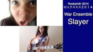 Audrey \u0026 Kate Play Rocksmith #509 - War Ensemble - Slayer ロックスミス