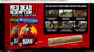 Red Dead Redemption II: Special Edition, Ultimate Edition, Collector's Box Revealed!
