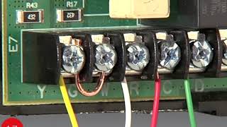 Substitute G Wire for C Wire    Install the Honeywell Wi Fi smart thermostat with this video
