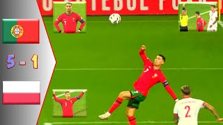 RONALDO flying kick PORTUGAL vs POLANDIA HIGHLIGHTS | Hunter Ball